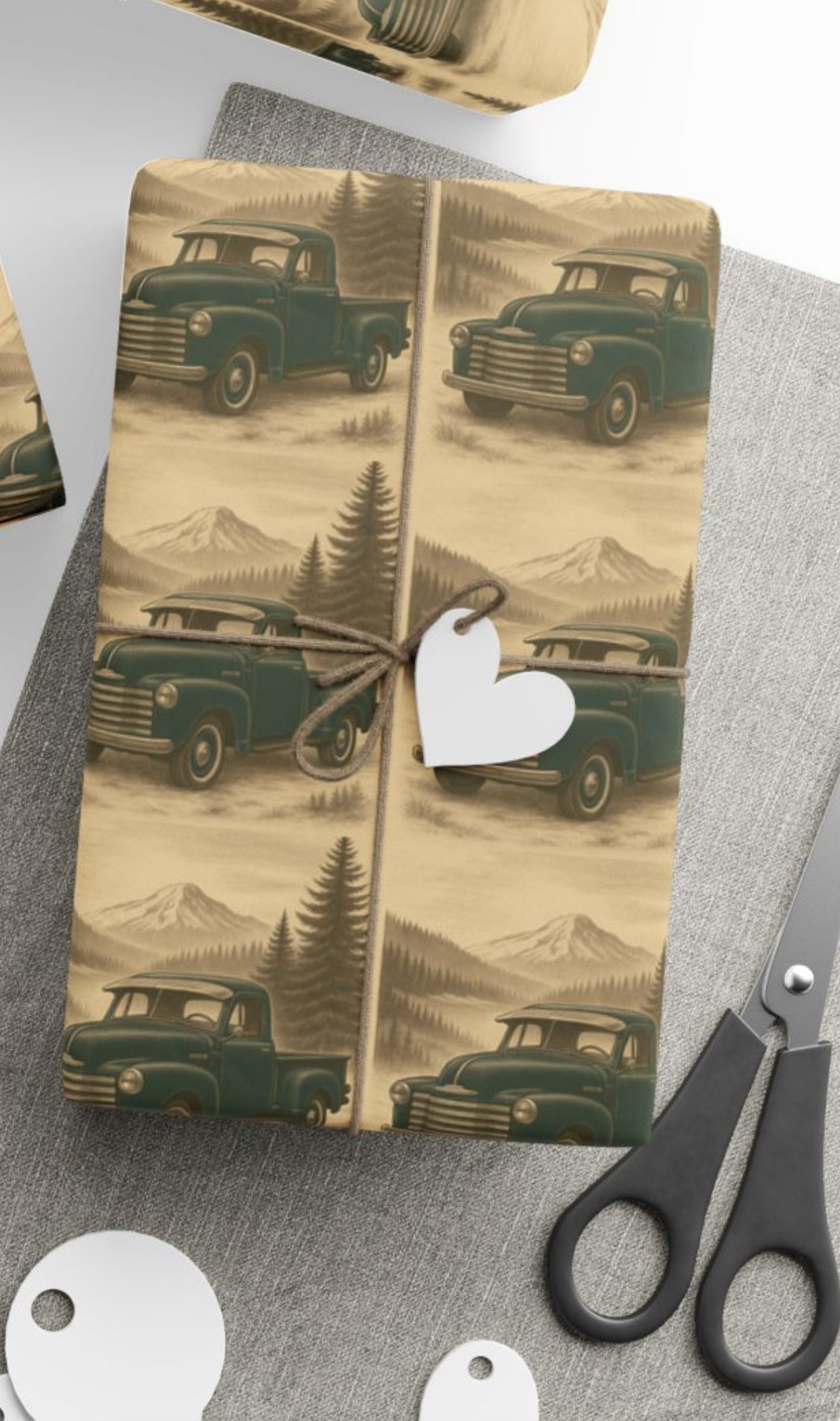 Vintage Wrapping Paper for Gift Packaging, Holiday Wrap, Eco-Friendly Gift Wrap, Birthday and Christmas Paper, Vintage Gifts