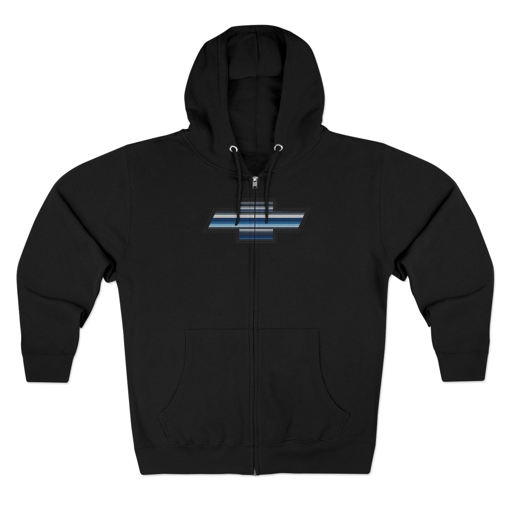 Chevrolet-Inspired Unisex Zip Hoodie, Casual Wear, Gift for Car Enthusiasts, Everyday Comfort, Layering Essential