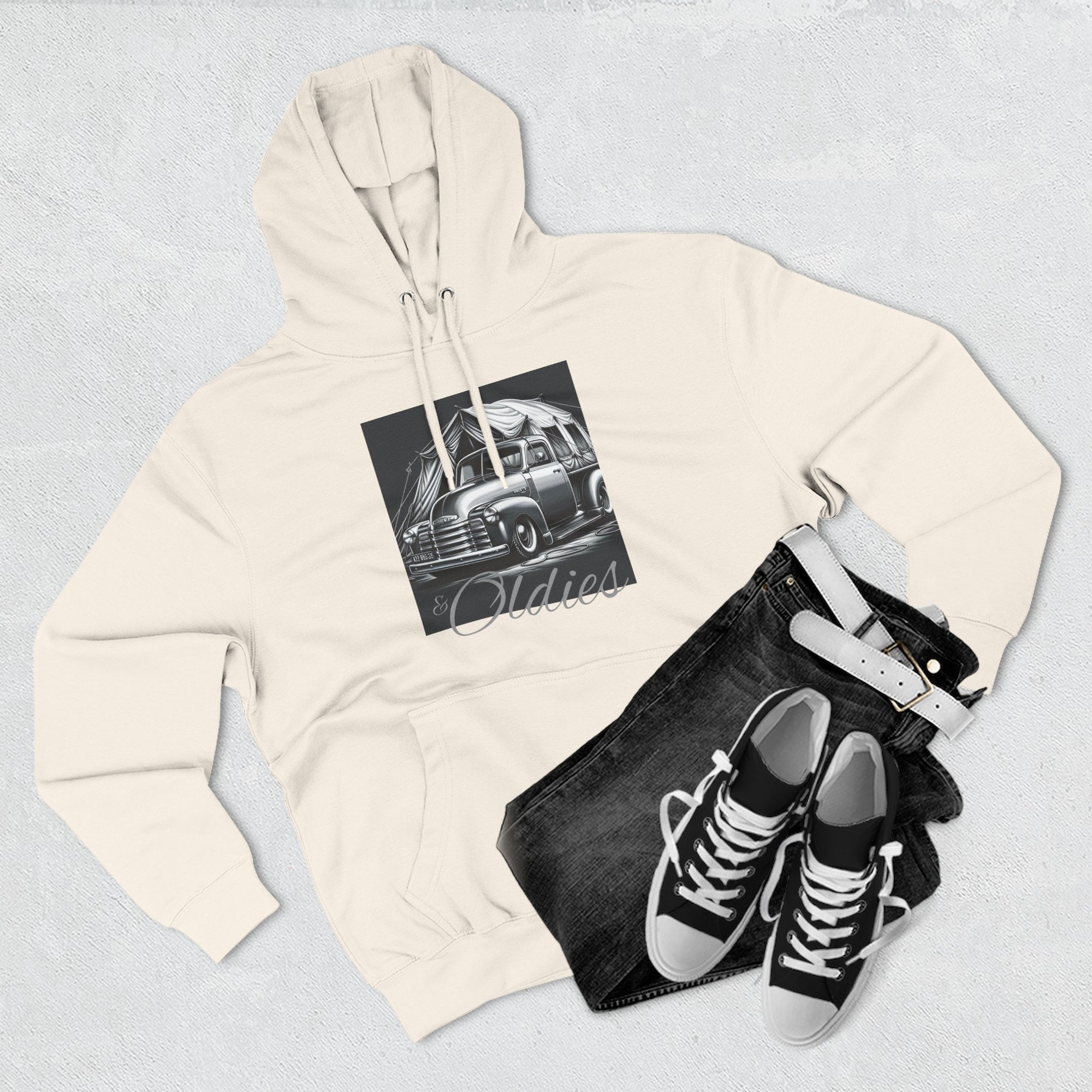Fleece Hoodie - Camping & Oldies