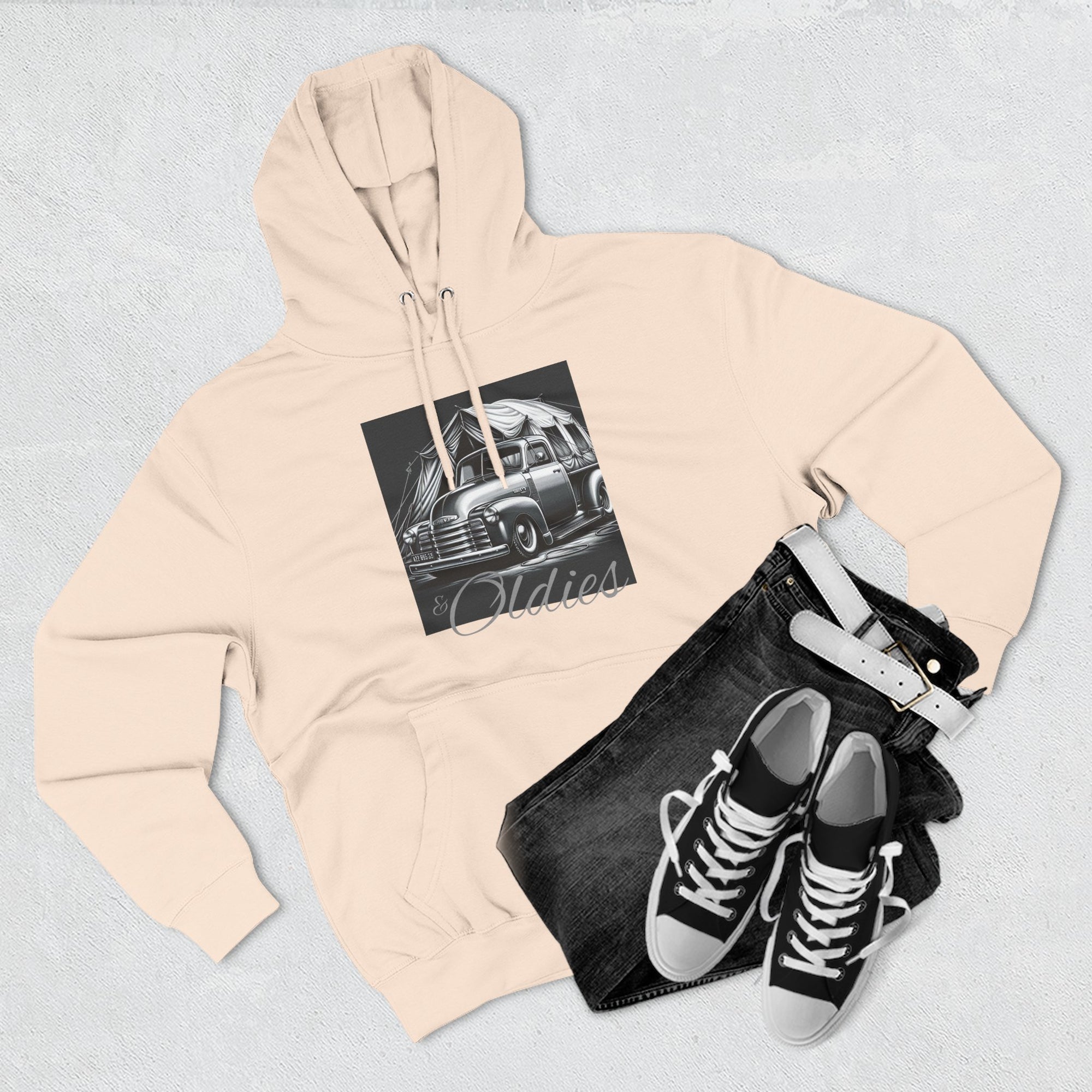 Fleece Hoodie - Camping & Oldies