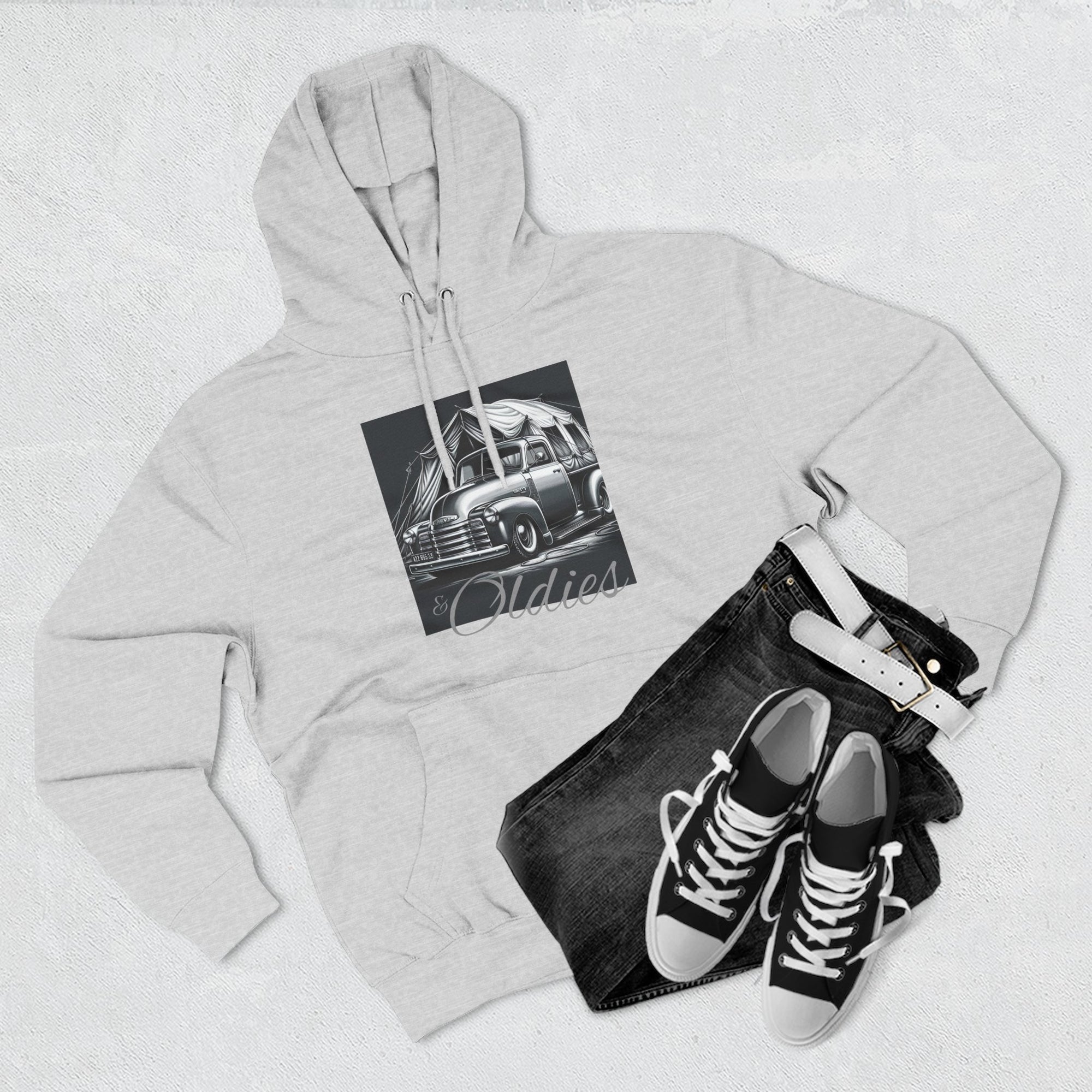 Fleece Hoodie - Camping & Oldies